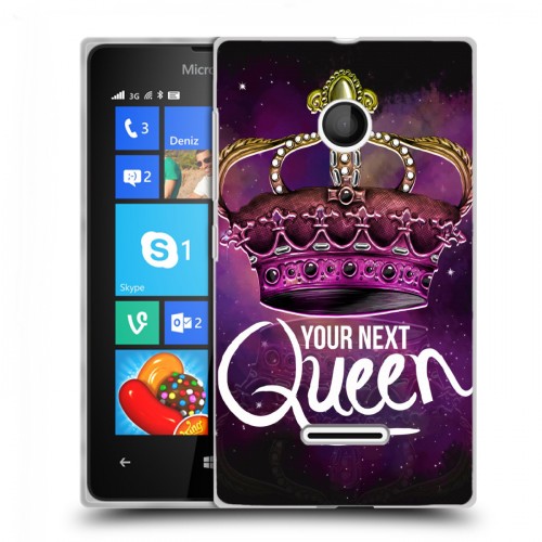 Дизайнерский пластиковый чехол для Microsoft Lumia 435 Панк корона