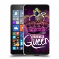 Дизайнерский пластиковый чехол для Microsoft Lumia 640 XL Панк корона