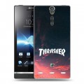 Дизайнерский пластиковый чехол для Sony Xperia S Скейтер стиль