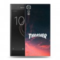 Дизайнерский пластиковый чехол для Sony Xperia XZs Скейтер стиль