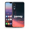 Дизайнерский силиконовый с усиленными углами чехол для Huawei P20 Pro Скейтер стиль