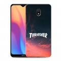 Дизайнерский силиконовый с усиленными углами чехол для Xiaomi RedMi 8A Скейтер стиль