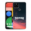 Дизайнерский пластиковый чехол для Google Pixel 5 Скейтер стиль