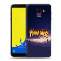 Дизайнерский пластиковый чехол для Samsung Galaxy J6 Скейтер стиль