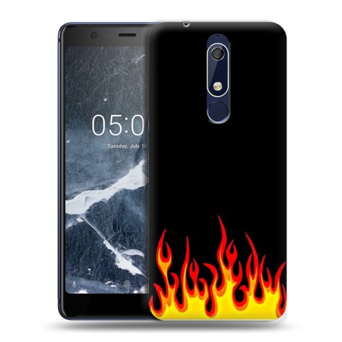 Дизайнерский пластиковый чехол для Nokia 5.1 Скейтер стиль