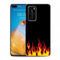 Дизайнерский силиконовый с усиленными углами чехол для Huawei P40 Скейтер стиль