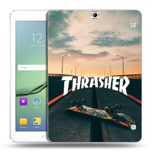 Дизайнерский силиконовый чехол для Samsung Galaxy Tab S2 9.7 Скейтер стиль