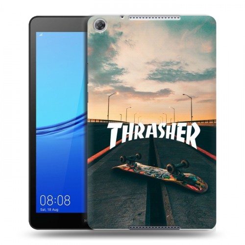 Дизайнерский силиконовый чехол для Huawei MediaPad M5 lite 8 Скейтер стиль