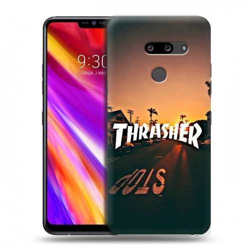 Дизайнерский пластиковый чехол для LG G8 ThinQ Скейтер стиль