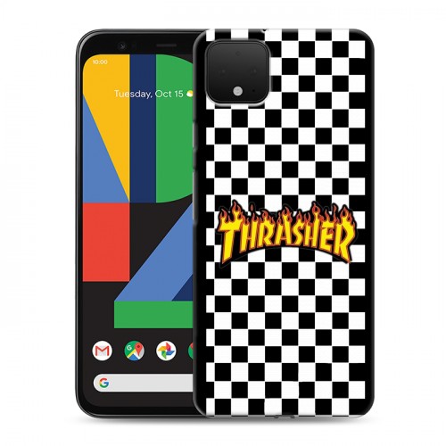 Дизайнерский пластиковый чехол для Google Pixel 4 Скейтер стиль