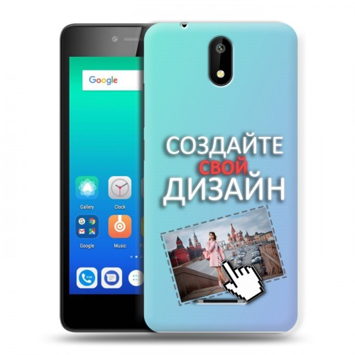 Дизайнерский силиконовый чехол для Micromax Q409 Создай свой