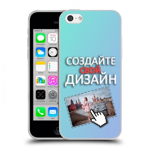 Дизайнерский пластиковый чехол для Iphone 5c Создай свой