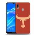 Дизайнерский пластиковый чехол для Huawei Y6 (2019) Happy 2021