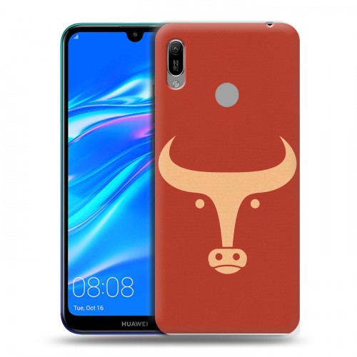 Дизайнерский пластиковый чехол для Huawei Y6 (2019) Happy 2021