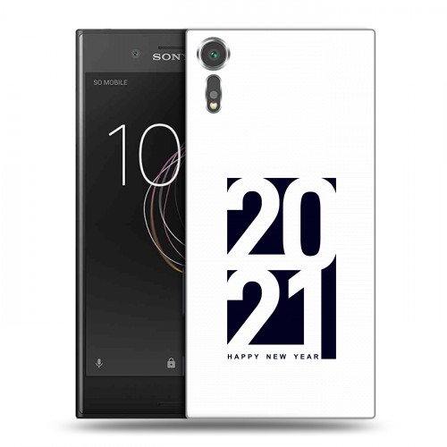 Дизайнерский пластиковый чехол для Sony Xperia XZs Happy 2021