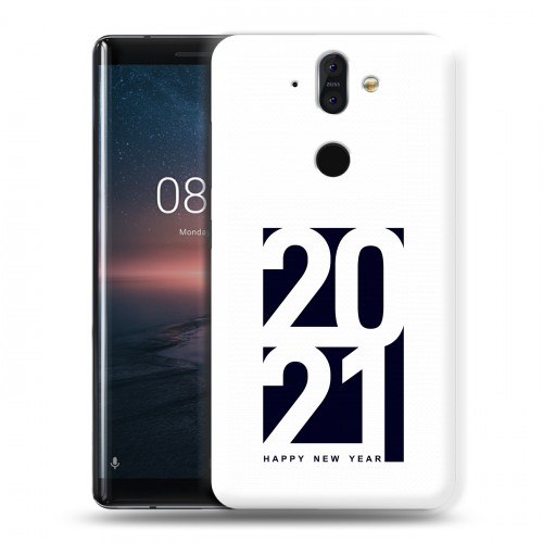 Дизайнерский пластиковый чехол для Nokia 8 Sirocco Happy 2021