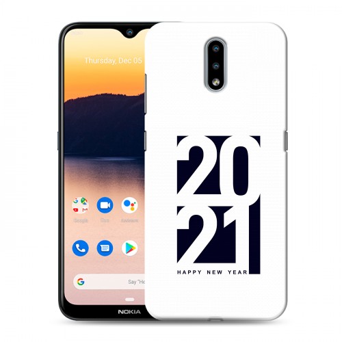 Дизайнерский пластиковый чехол для Nokia 2.3 Happy 2021