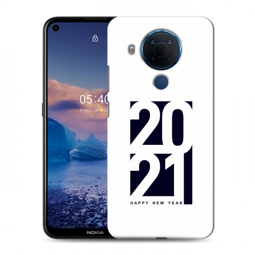 Дизайнерский силиконовый чехол для Nokia 5.4 Happy 2021