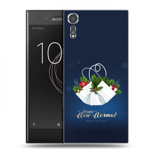 Дизайнерский пластиковый чехол для Sony Xperia XZs Happy 2021