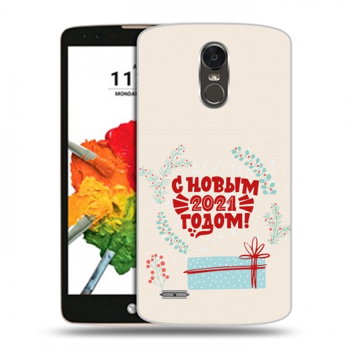 Дизайнерский пластиковый чехол для LG Stylus 3 Happy 2021