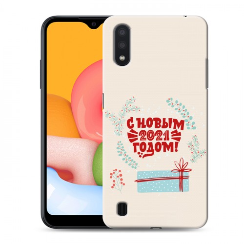 Дизайнерский силиконовый чехол для Samsung Galaxy M01 Happy 2021