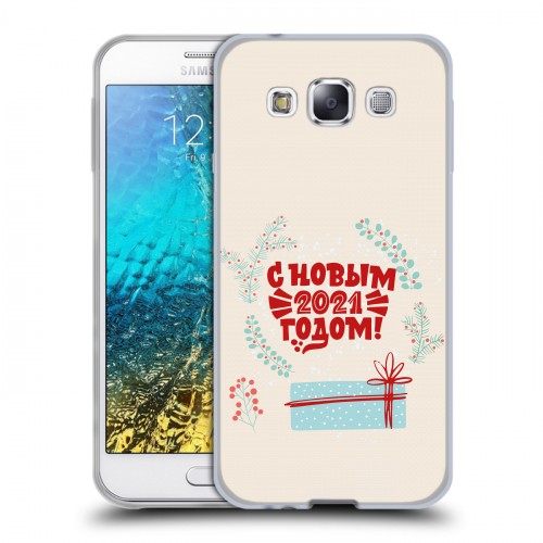 Дизайнерский пластиковый чехол для Samsung Galaxy E5 Happy 2021