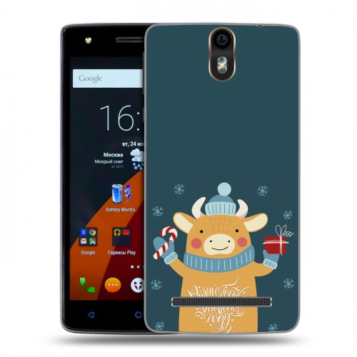 Дизайнерский силиконовый чехол для Wileyfox Storm Happy 2021