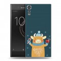 Дизайнерский пластиковый чехол для Sony Xperia XZs Happy 2021