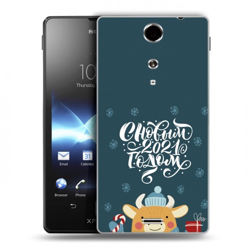 Дизайнерский пластиковый чехол для Sony Xperia TX Happy 2021