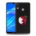 Дизайнерский пластиковый чехол для Huawei Y6 (2019) Happy 2021