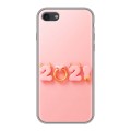 Дизайнерский силиконовый чехол для Iphone 7 Happy 2021