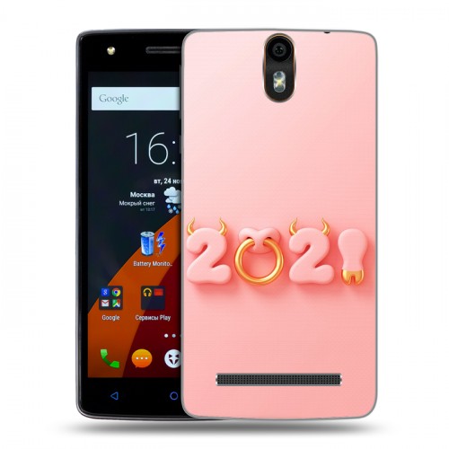 Дизайнерский силиконовый чехол для Wileyfox Storm Happy 2021