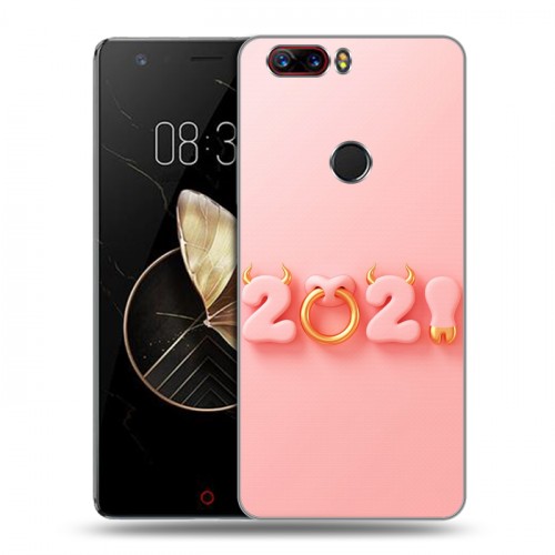 Дизайнерский пластиковый чехол для ZTE Nubia Z17 Happy 2021