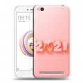 Дизайнерский пластиковый чехол для Xiaomi RedMi 5A Happy 2021