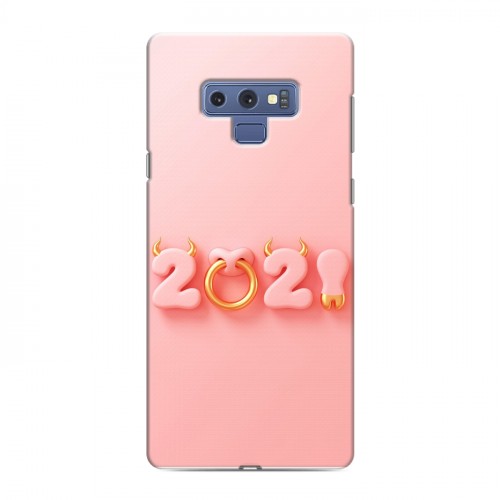 Дизайнерский силиконовый чехол для Samsung Galaxy Note 9 Happy 2021