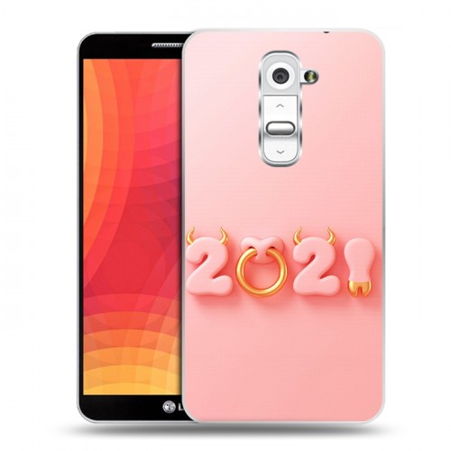 Дизайнерский пластиковый чехол для LG Optimus G2 Happy 2021