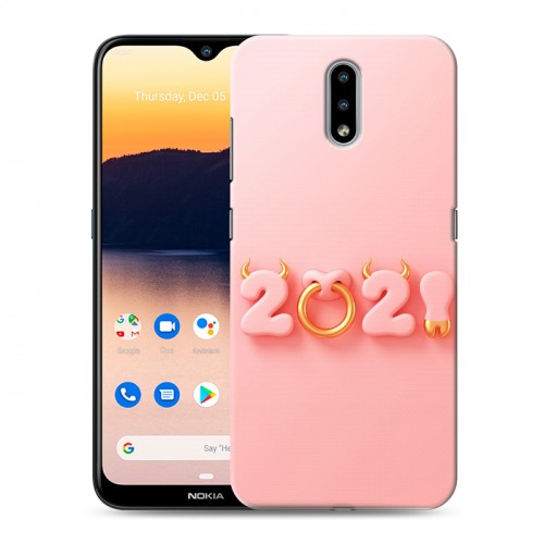 Дизайнерский пластиковый чехол для Nokia 2.3 Happy 2021