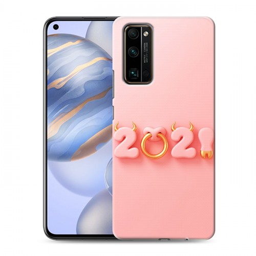 Дизайнерский силиконовый с усиленными углами чехол для Huawei Honor 30 Happy 2021
