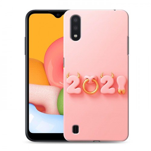 Дизайнерский силиконовый чехол для Samsung Galaxy M01 Happy 2021