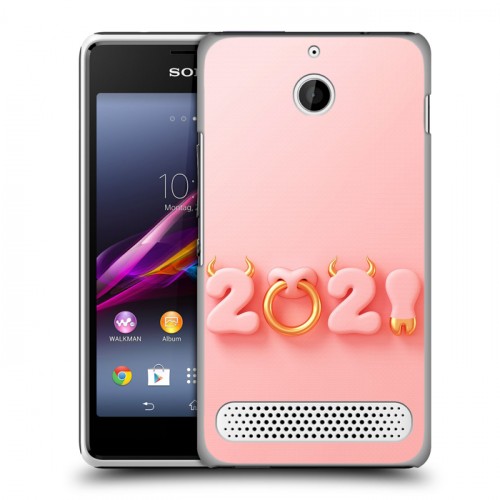 Дизайнерский силиконовый чехол для Sony Xperia E1 Happy 2021