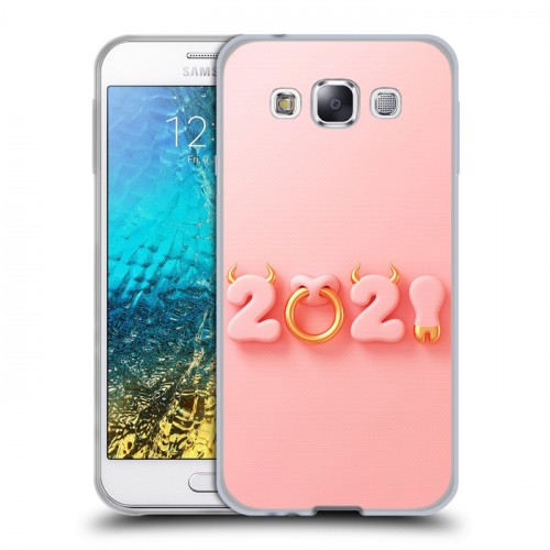 Дизайнерский пластиковый чехол для Samsung Galaxy E5 Happy 2021