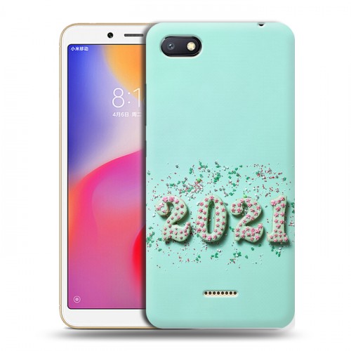 Дизайнерский пластиковый чехол для Xiaomi RedMi 6A Happy 2021