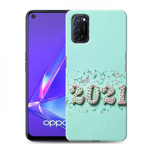 Дизайнерский пластиковый чехол для OPPO A52 Happy 2021