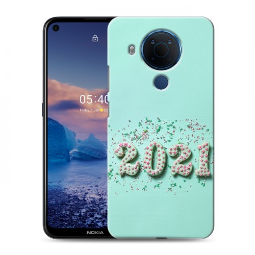 Дизайнерский силиконовый чехол для Nokia 5.4 Happy 2021