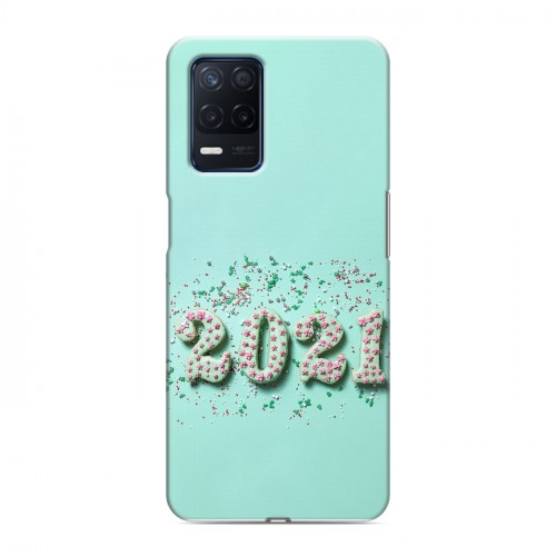 Дизайнерский силиконовый чехол для Realme Narzo 30 5G Happy 2021