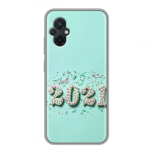 Дизайнерский пластиковый чехол для Xiaomi Poco M5 Happy 2021