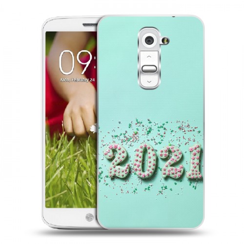 Дизайнерский пластиковый чехол для LG Optimus G2 mini Happy 2021