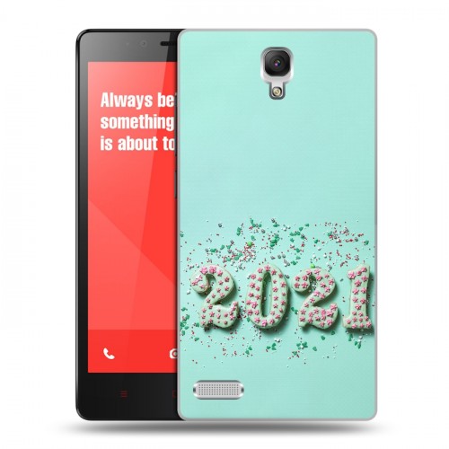 Дизайнерский пластиковый чехол для Xiaomi RedMi Note Happy 2021