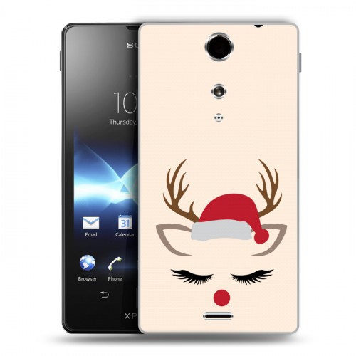 Дизайнерский пластиковый чехол для Sony Xperia TX Happy 2021