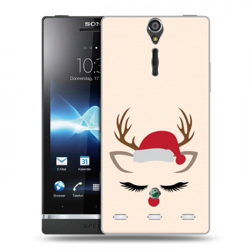 Дизайнерский пластиковый чехол для Sony Xperia S Happy 2021